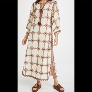 Tory Burch Embroidered Caftan